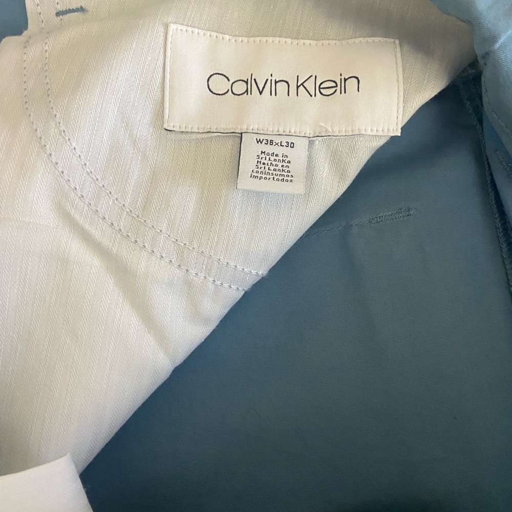 Calvin Klein blue slacks slim fit